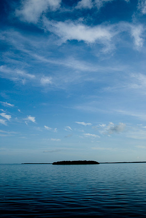 Water, island and sky