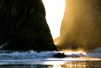 Last Light at Rialto Beach