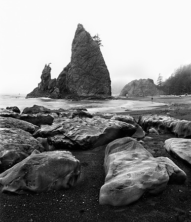 Rialto Beach, Olympic Peninsula, rocks and sea stacks
